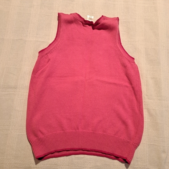 Gymboree Outlet girls size Large or 10-12 sweater vest with sunflower design - Picture 2 of 4